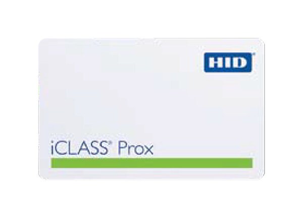 HID iCLASS ® Prox 13.56MHz 2K Bit Composite Smart Card
