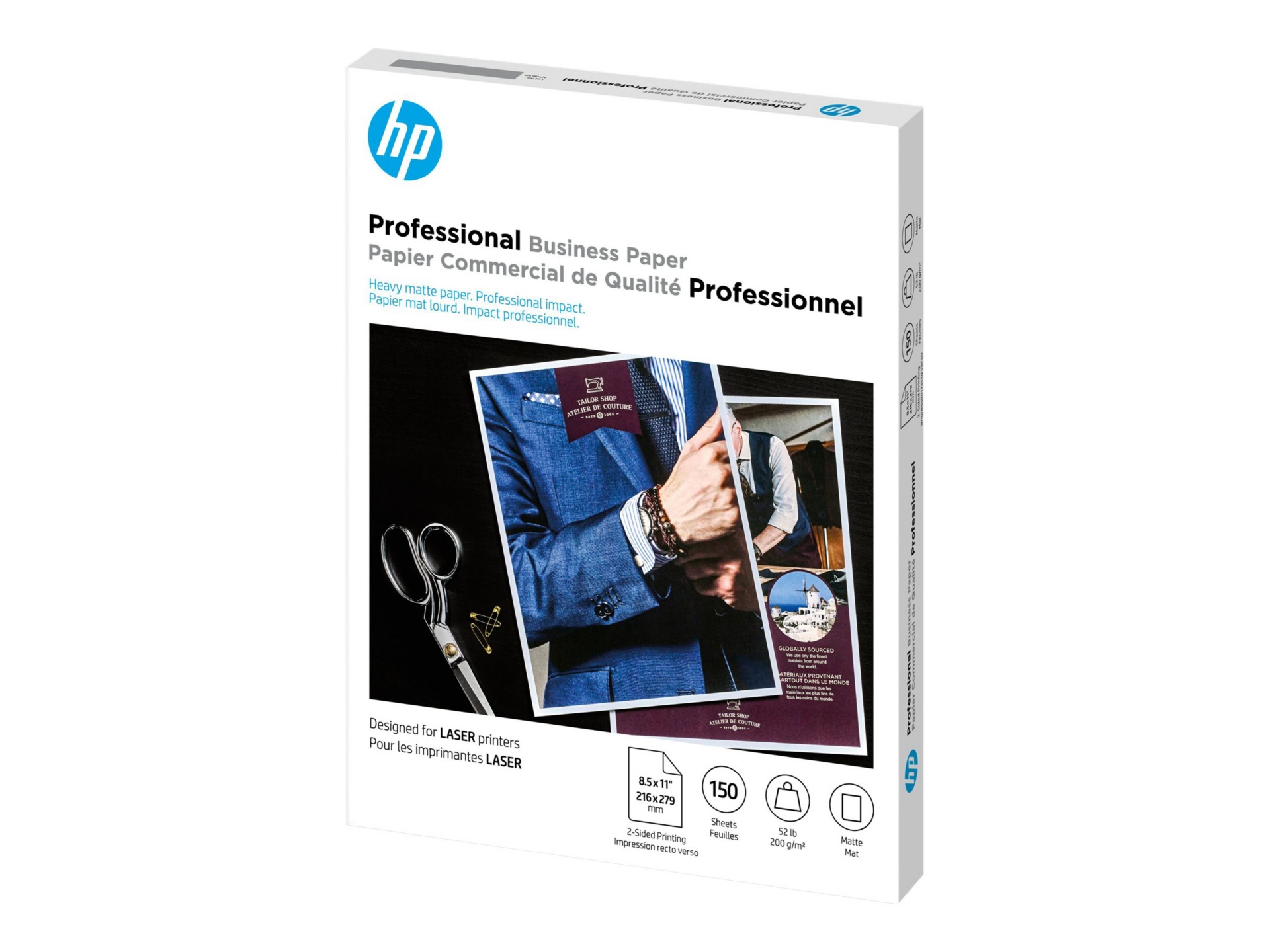 HP Brochure Laser Matte 200gsm 8.5x11" Printer Paper - 150 Sheets