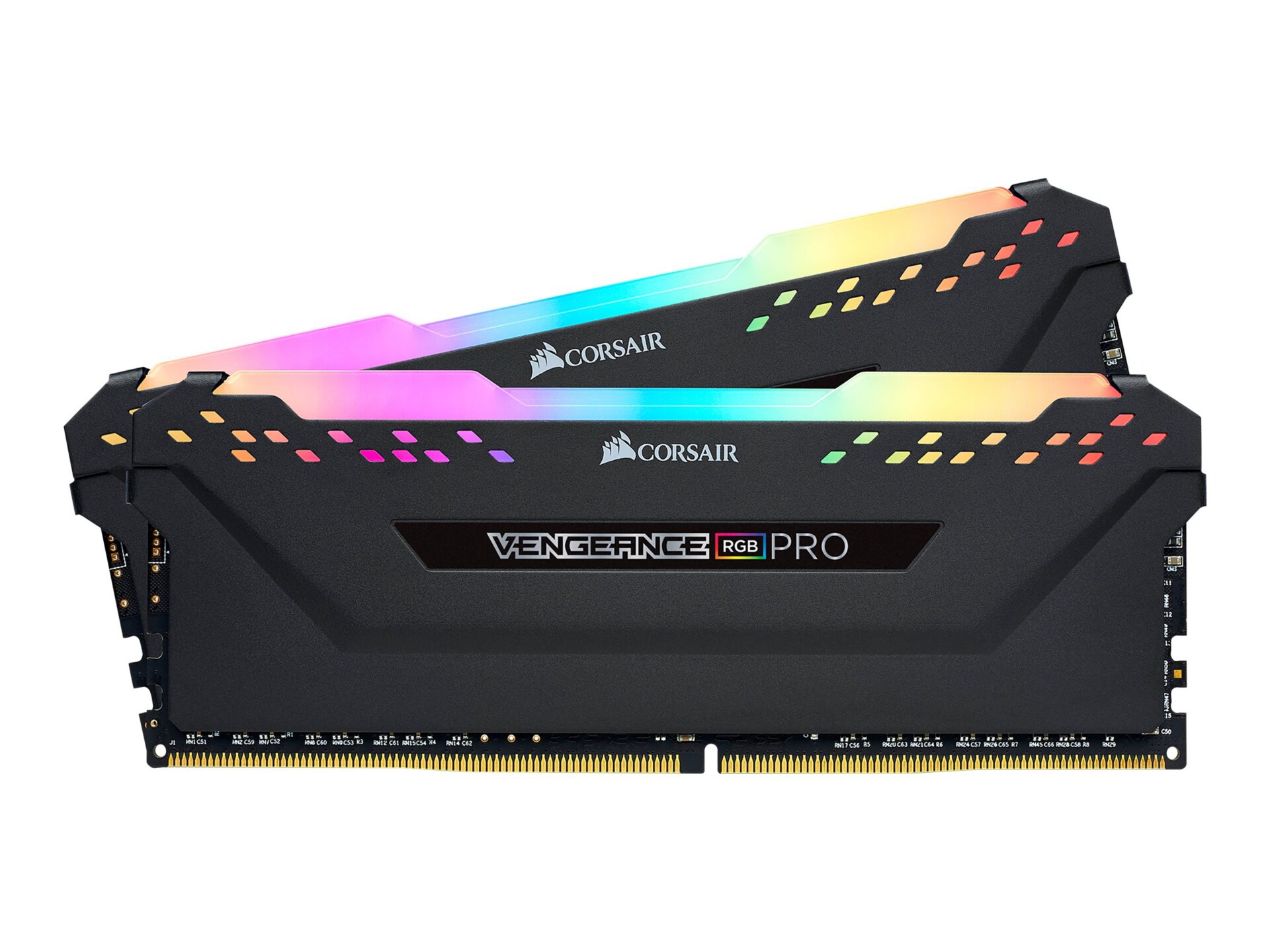 CORSAIR Vengeance RGB PRO - DDR4 - kit - 16 GB: 2 x 8 GB - DIMM 288-pin -  3200 MHz / PC4-25600 - unbuffered