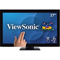ViewSonic TD2760 - 1080p 10-Point Multi Touch Screen Monitor with RS232 HDMI, DisplayPort - 250 cd/m² - 27"
