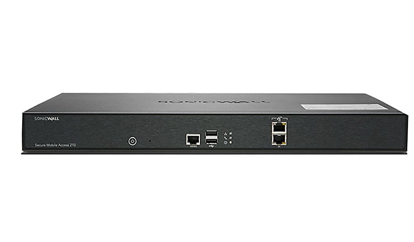 SonicWall Secure Mobile Access 210 - security appliance - with 1 year 24x7 Support