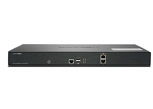 Sonicwall Secure Mobile Access 210 - security appliance - with 3 years 24x7