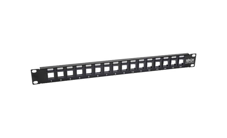 johnleeknb品 Eaton Tripp Lite Series 16-Port 1U Rack-Mount Unshielded Blank
