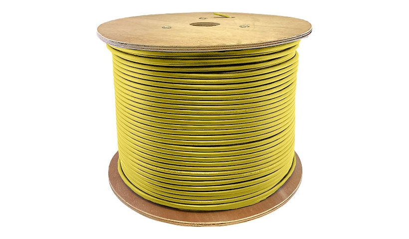 Proline 1000ft Non-terminated Yellow OS2 6-Strand OFNR Fiber Patch Cable