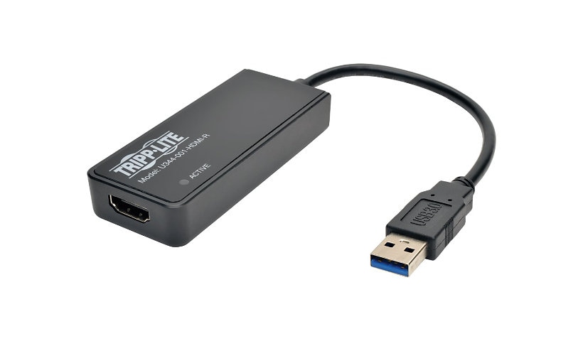 Tripp Lite USB 3.0 to HDMI Dual Monitor External Video Graphics Card Adapter SuperSpeed 1080p - adaptateur vidéo externe