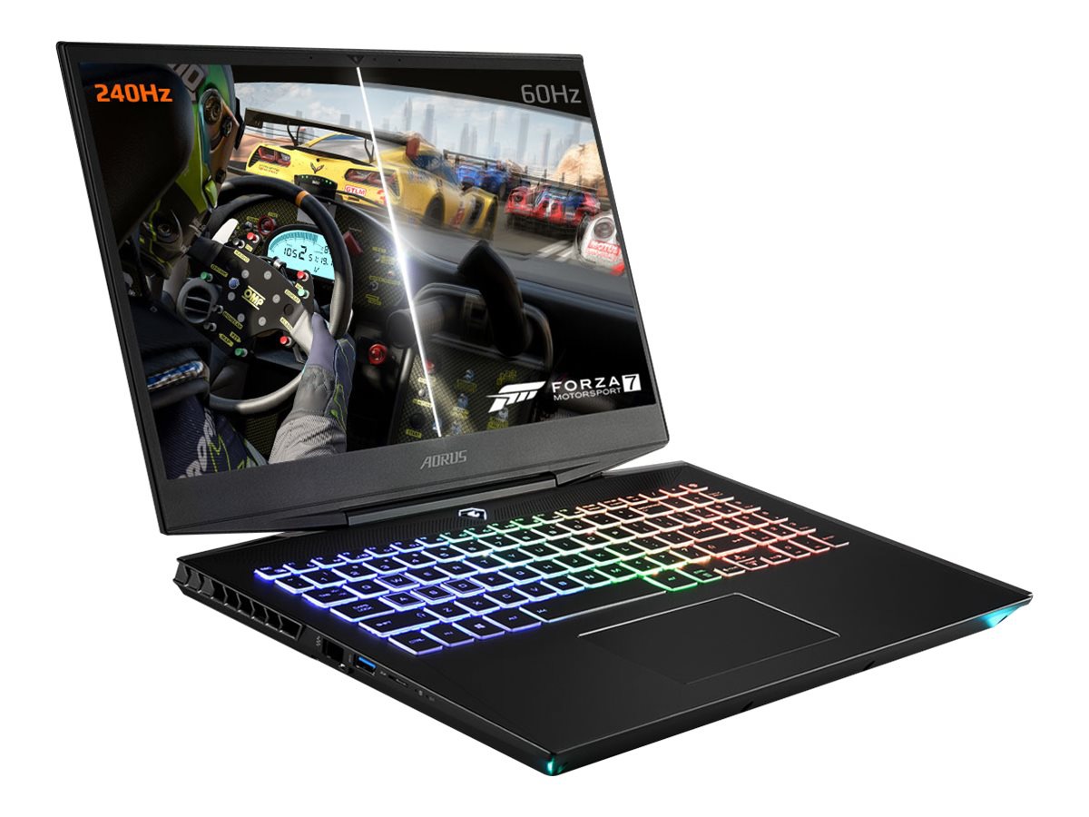 AORUS 15-XA - 15.6" - Core i7 9750H - 16 GB RAM - 512 GB SSD + 2 TB HDD