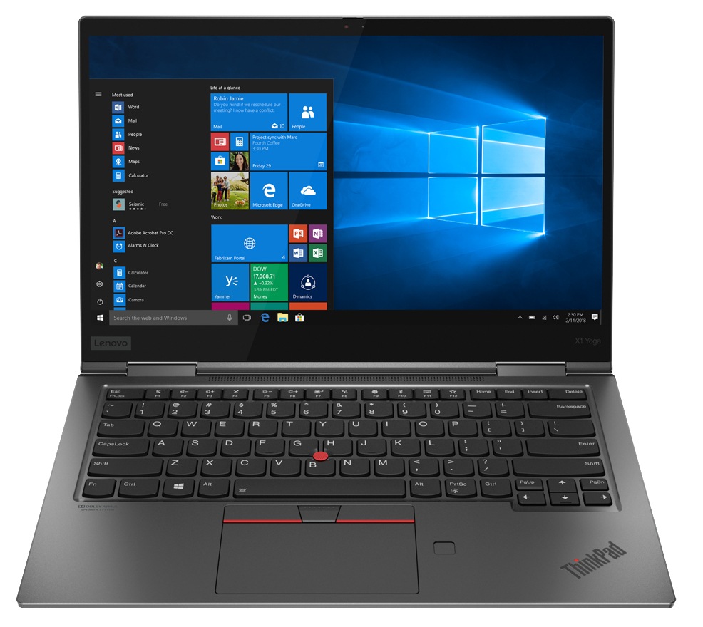 Lenovo ThinkPad X1 Yoga (4th Gen) - 14" - Core i5 8265U - 8 GB RAM - 256 GB