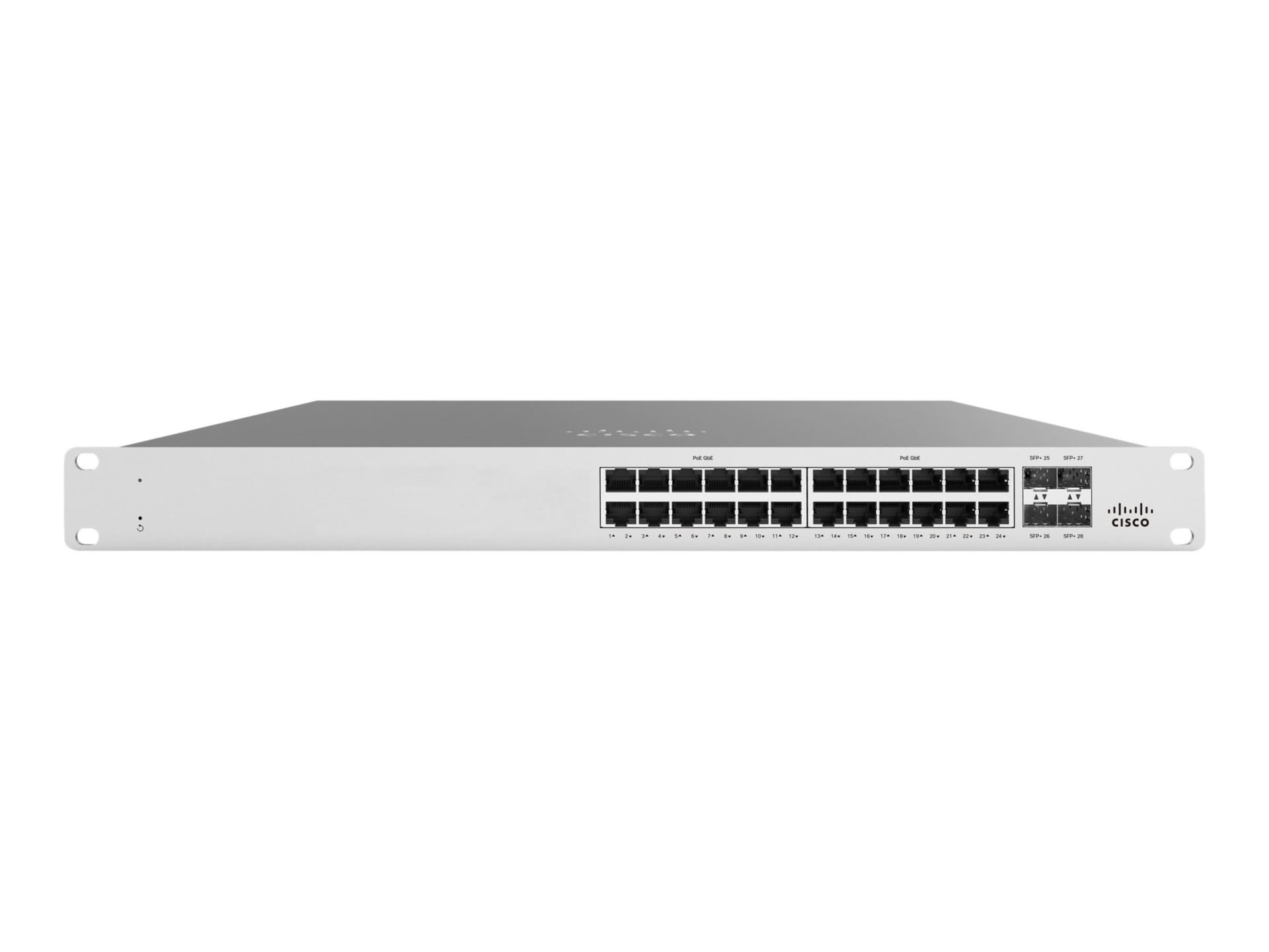 Cisco Meraki Cloud Managed MS125-24P - switch - 24 ports - managed