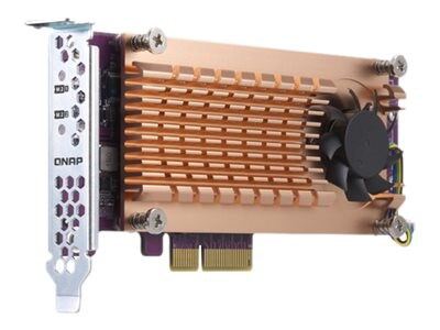 QNAP QM2-2P-344 - contrôleur de stockage - PCIe - PCIe 3.0 x4