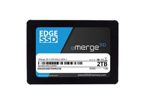 EdgeTech eMerge 3D-V 2TB 2.5" SATA 6Gbps Solid State Drive