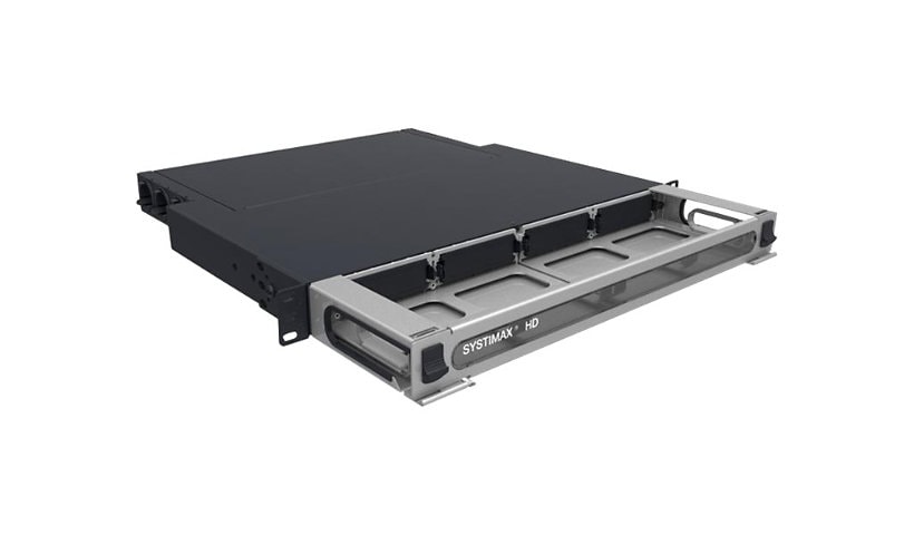 SYSTIMAX HD-1U - fiber optic cassette blank panel (4 slots) - 1U