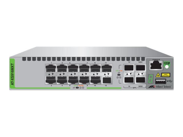 Allied Telesis AT XS916MXT - switch - 16 ports - managed - rack-mountable