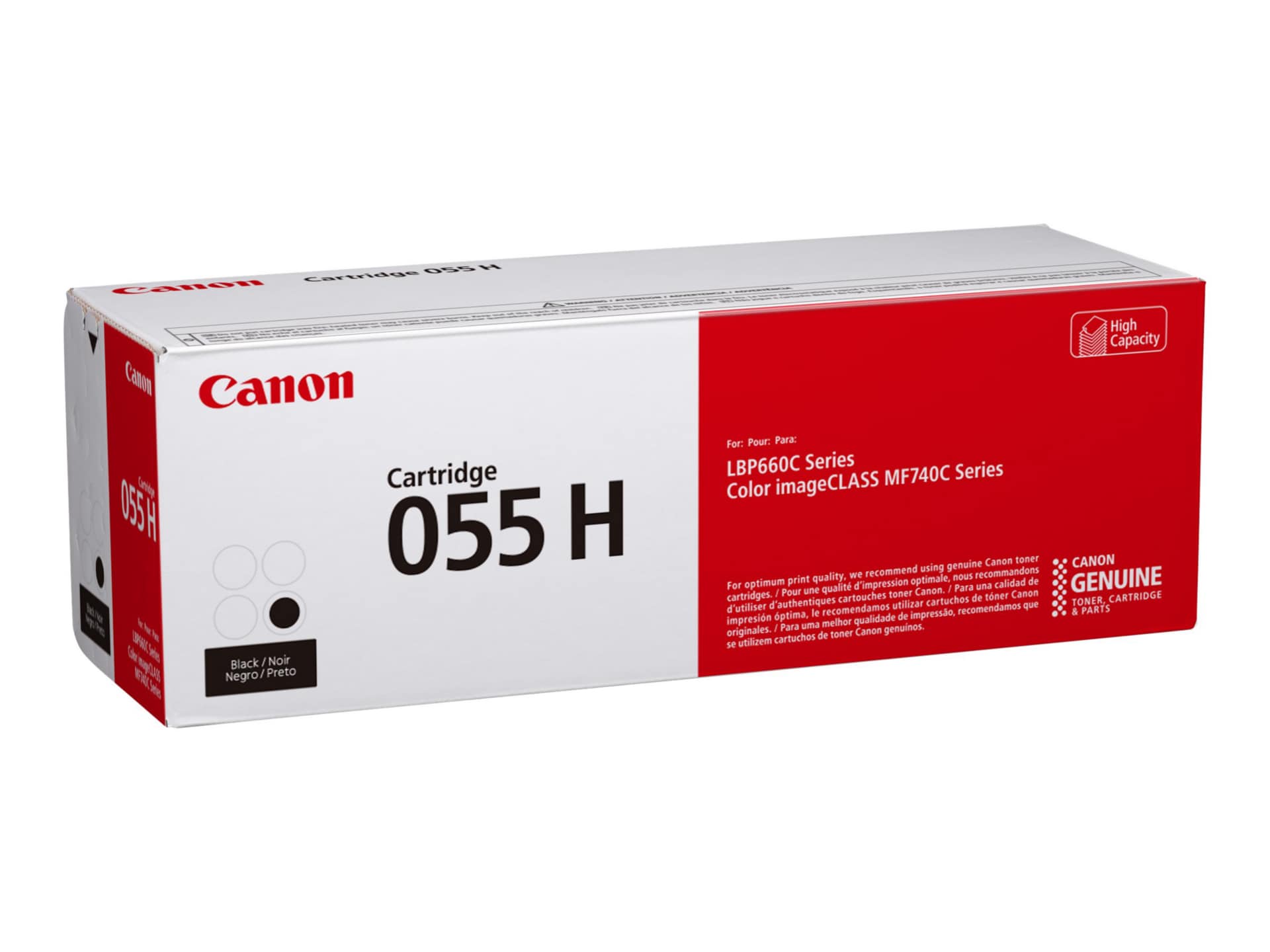 Canon 055 H - High Capacity - black - original - toner cartridge