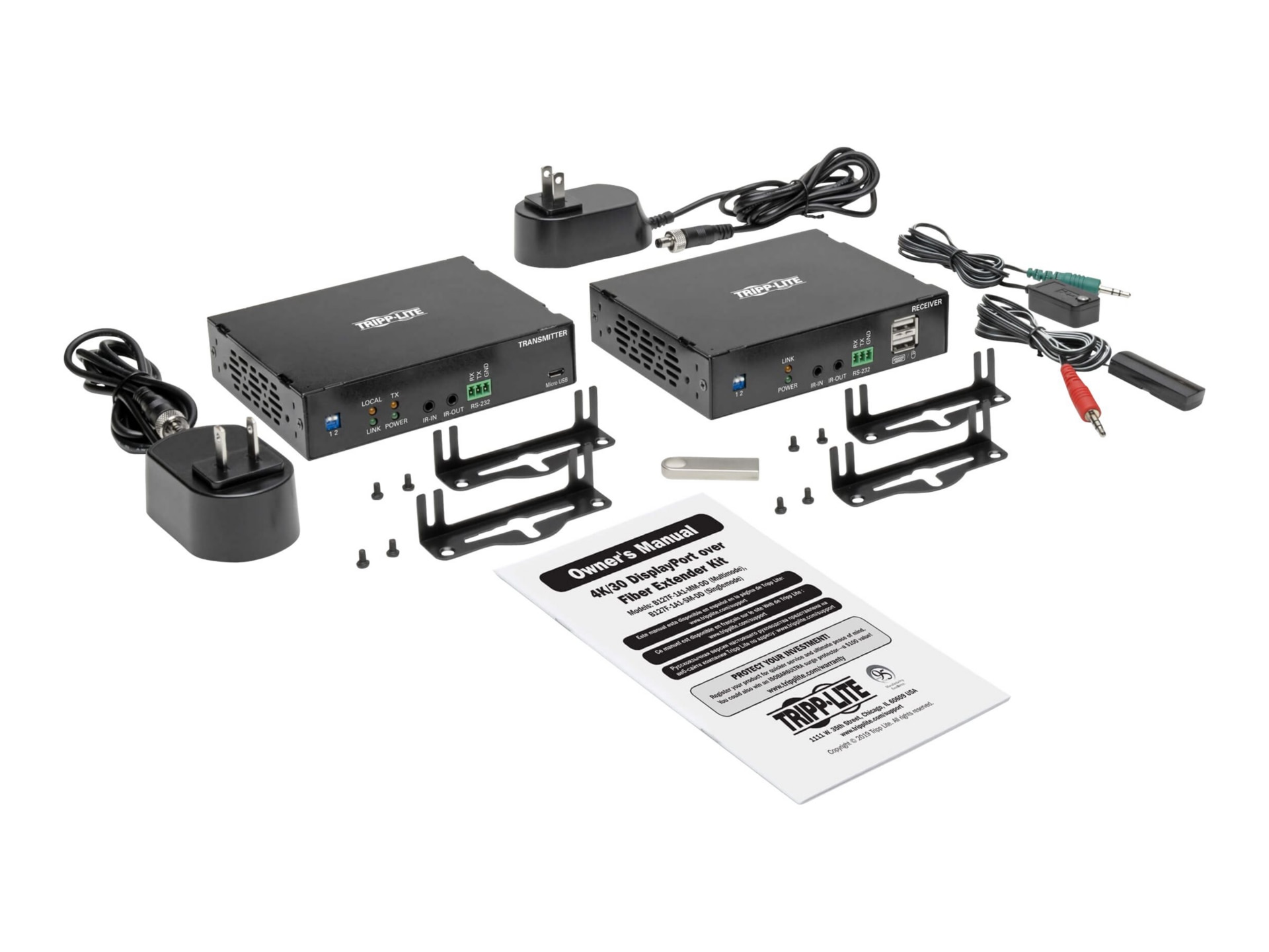 Tripp Lite DisplayPort over Fiber Extender Kit