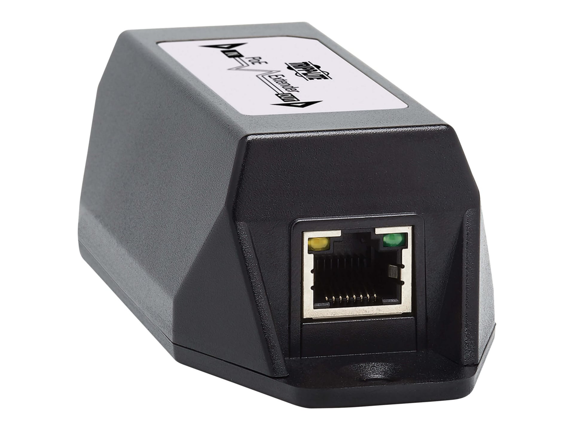 Tripp Lite Gigabit Ethernet PoE/PoE+ Extender - Cat5e/6/6a, RJ45, IEEE 802.3at/af, 30W, 1 Port, 328 ft. (100 m) -