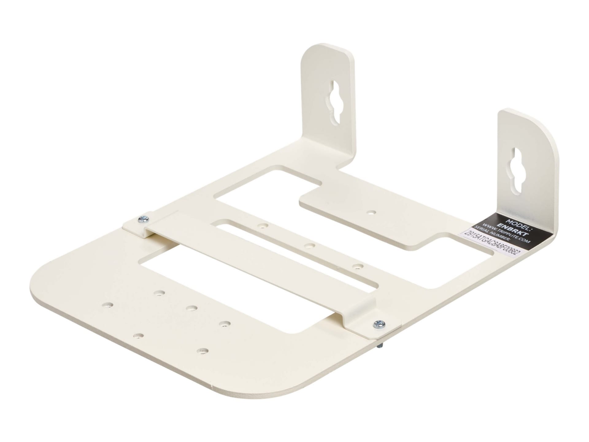 Tripp Lite Universal Wall Bracket for Wireless Access Point - Right Angle, Steel, White - network device mounting