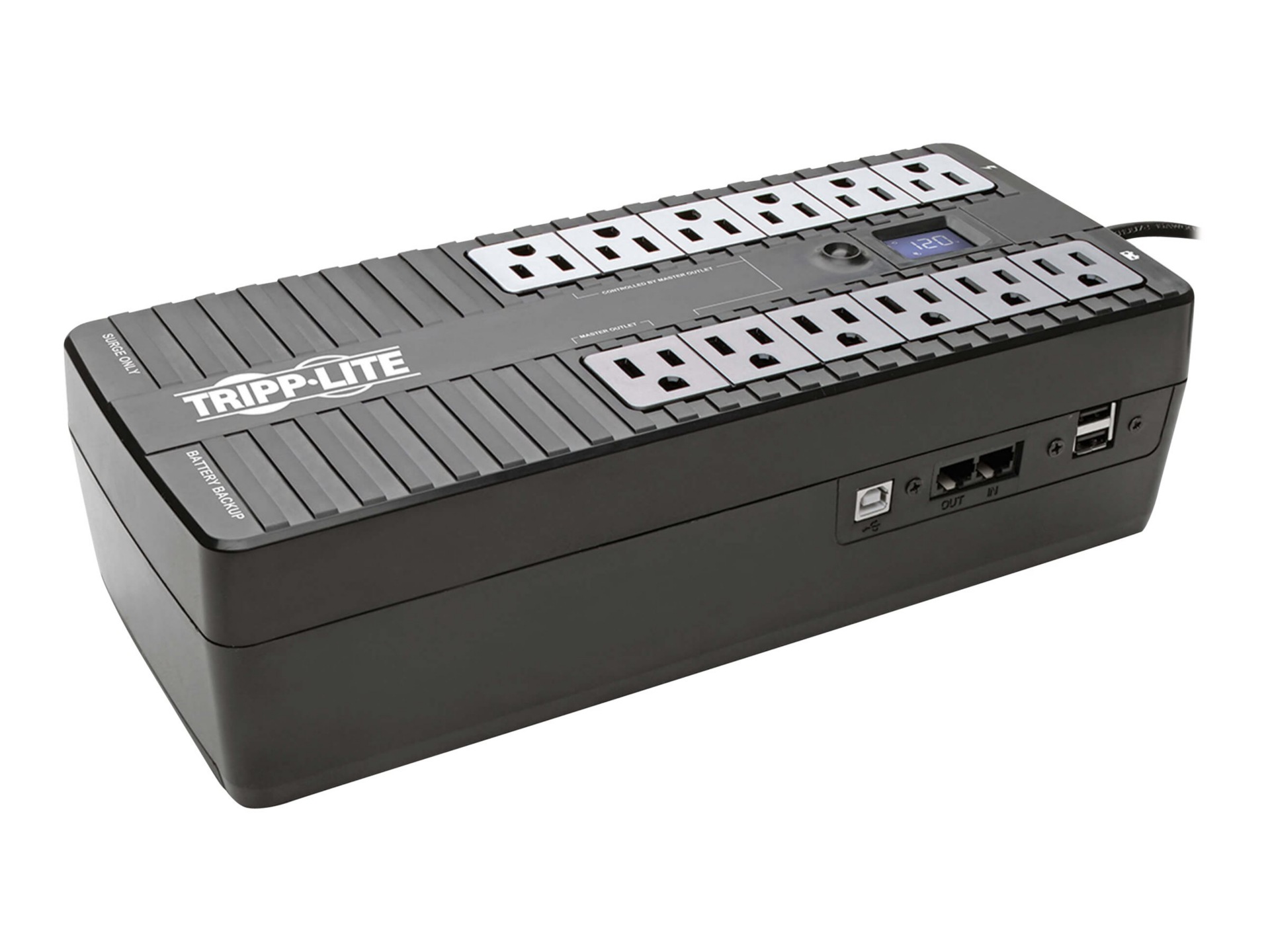 Tripp Lite 900VA 480W UPS Eco Green Desktop Battery Back Up 120V USB - UPS - 480 Watt - 900 VA