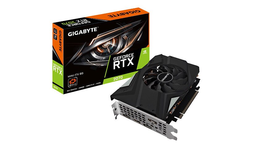 Gigabyte GeForce RTX 2070 MINI ITX 8G - carte graphique - GF RTX 2070 - 8 Go