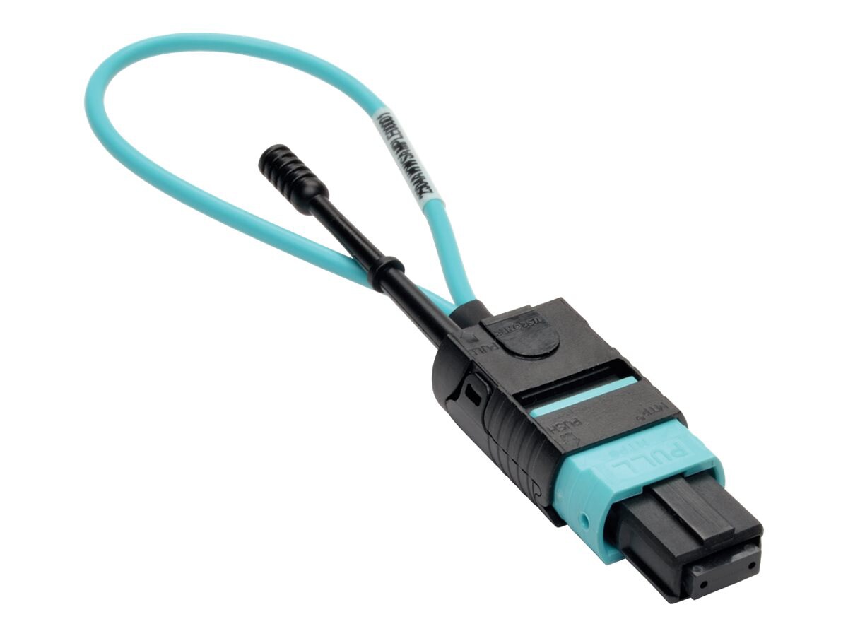Tripp Lite MTP / MPO Fiber Optic Loopback Tester Multimode 50/125um OM3 - câble de bouclage - turquoise