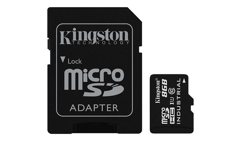 Kingston - flash memory card - 8 GB - microSDHC UHS-I