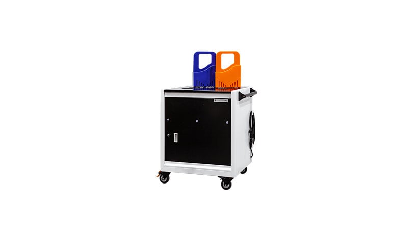 Anywhere 32 Bay Smart Charging Cart & Carry Out Baskets