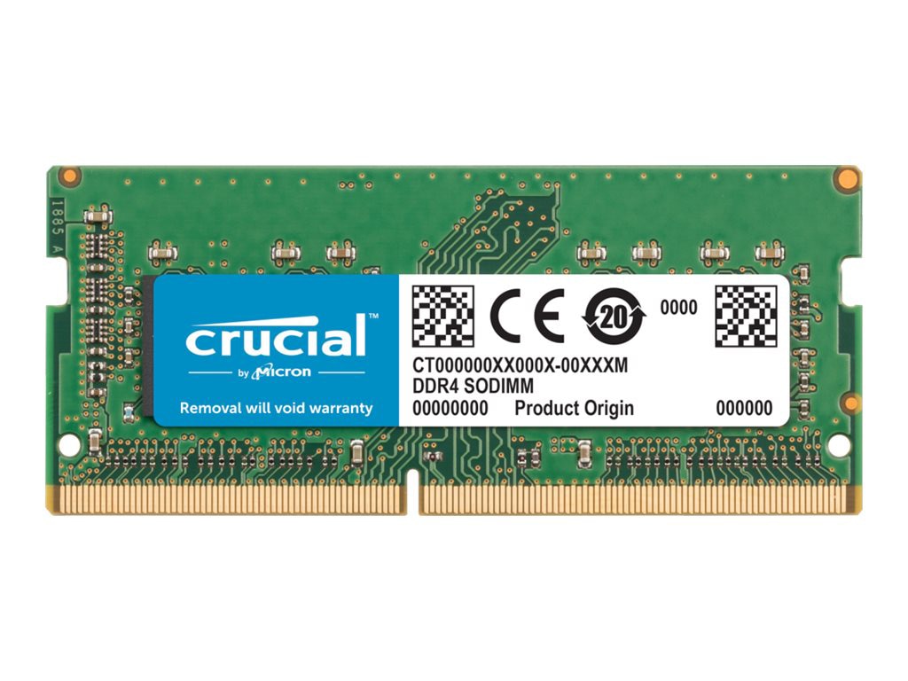 Crucial - DDR4 - module - 8 GB - SO-DIMM 260-pin - 2666 MHz / PC4-21300 - unbuffered
