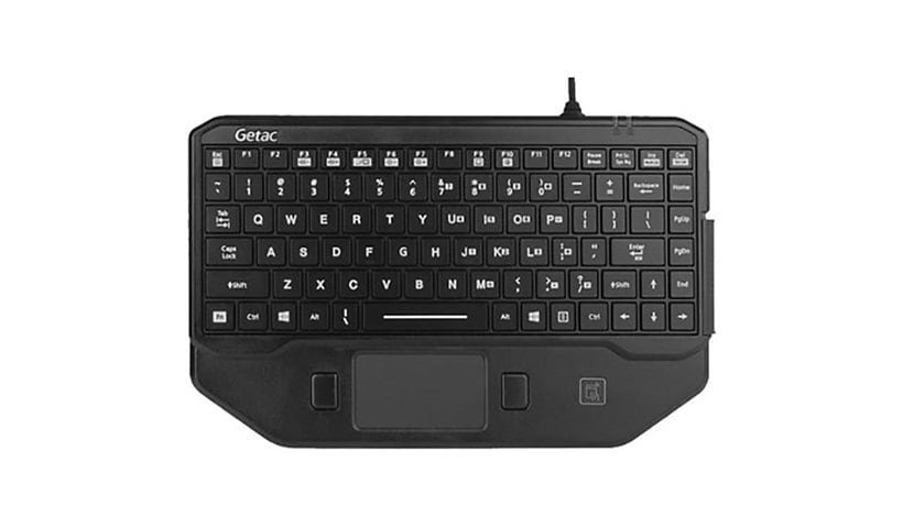 Getac Rugged - keyboard - with touchpad - QWERTY - US