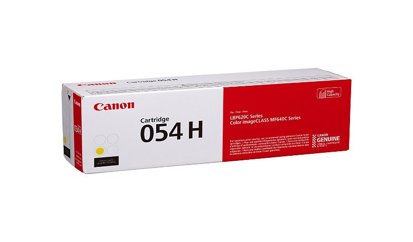 Canon 054 H - High Capacity - yellow - original - toner cartridge