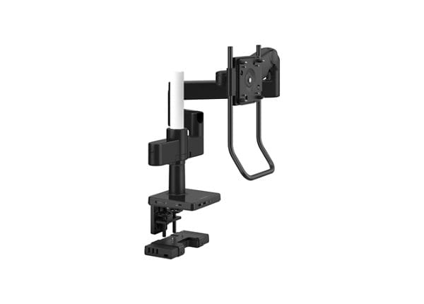 Humanscale M/Flex M8.1 Single Monitor Arm - Black with Black Trim