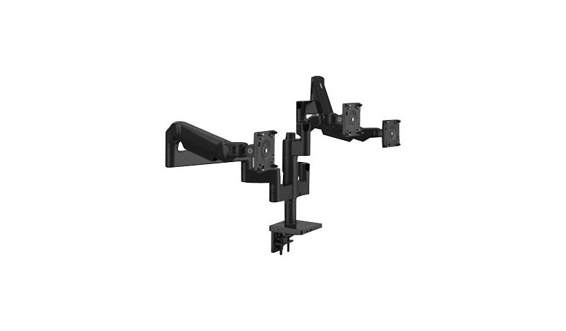 Humanscale M/Flex M8.1 Triple Monitor Arm - Black with Black Trim