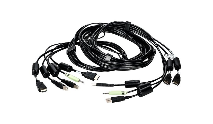 Liebert - keyboard / video / mouse / audio cable - 3.05 m