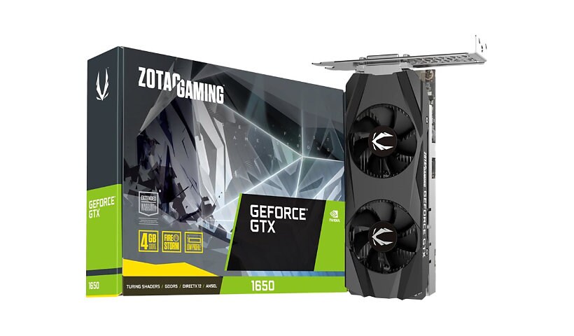 ZOTAC GAMING GeForce GTX 1650 - graphics card - GF GTX 1650 - 4 GB