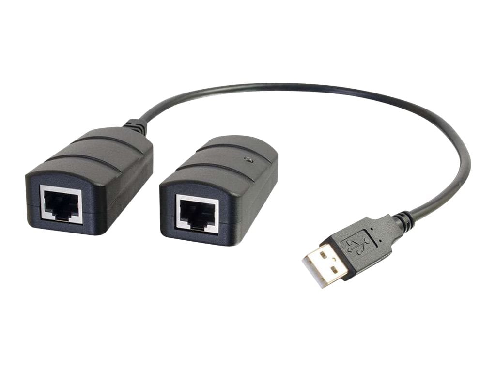 C2G USB Over Cat5/Cat6 Extender - USB Extender - Up to 150ft - USB extender