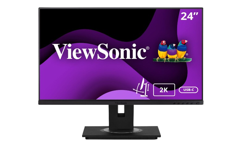 ViewSonic Ergonomic VG2455-2K - 1440p IPS Monitor with USB-C, HDMI