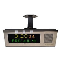 Advanced Network Double-Sided IP Clock with Wall Mount and Flashers