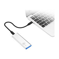 SIIG USB 3.0 to 2.5" SSD/HDD Storage Enclosure Drive Dock - storage enclosure - M.2 Card - USB 3.1
