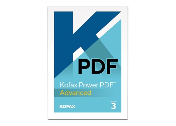 KOFAX POWER PDF 3 ADV VOL VLIC