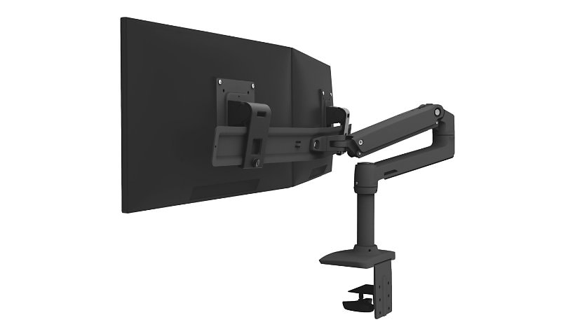 Ergotron LX kit de montage - pour 2 écrans LCD - direct double - noir mat