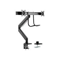 Amer Mounts HYDRA2HD1B - mounting kit - adjustable arm - for 2 LCD displays