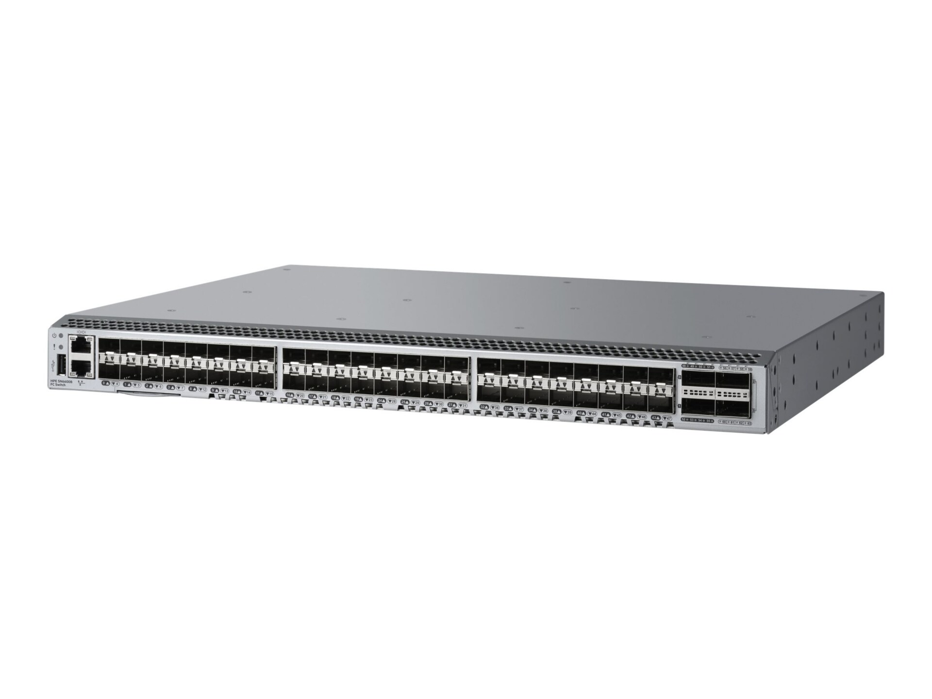 HPE StoreFabric SN6600B 32Gb 48/24 Power Pack+ - switch - 24 ports - managed - rack-mountable - with 24x 32 Gbps SWL