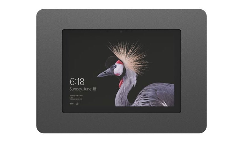Compulocks Surface Go (1-4 Gen) Rokku Enclosure Wall Mount mounting component - for tablet - black