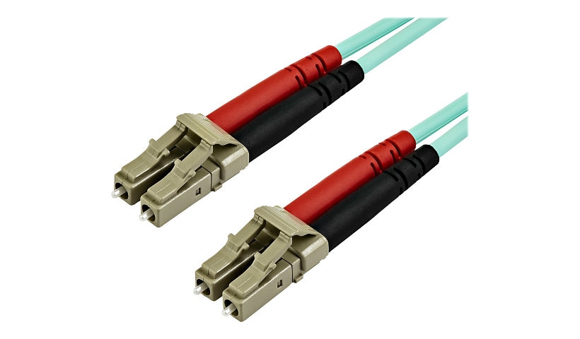 StarTech.com 7m (22ft) OM3 Multimode Fiber Optic Cable LC/UPC to LC/UPC LOMMF Fiber Patch Cord
