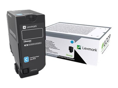 Lexmark 84C0H20 - High Yield - cyan - original - toner cartridge - LCCP, LRP