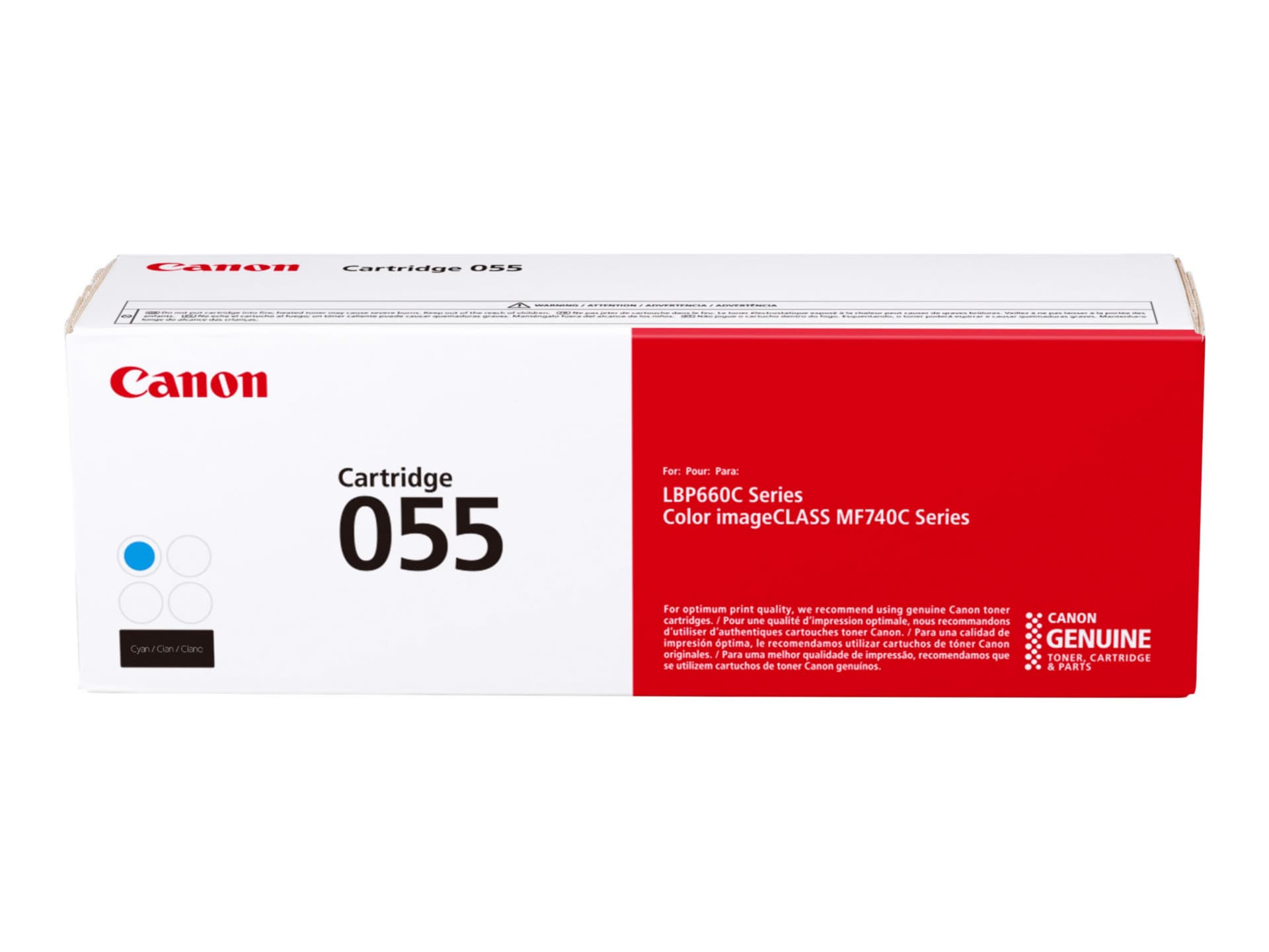 Canon 055 - cyan - original - toner cartridge