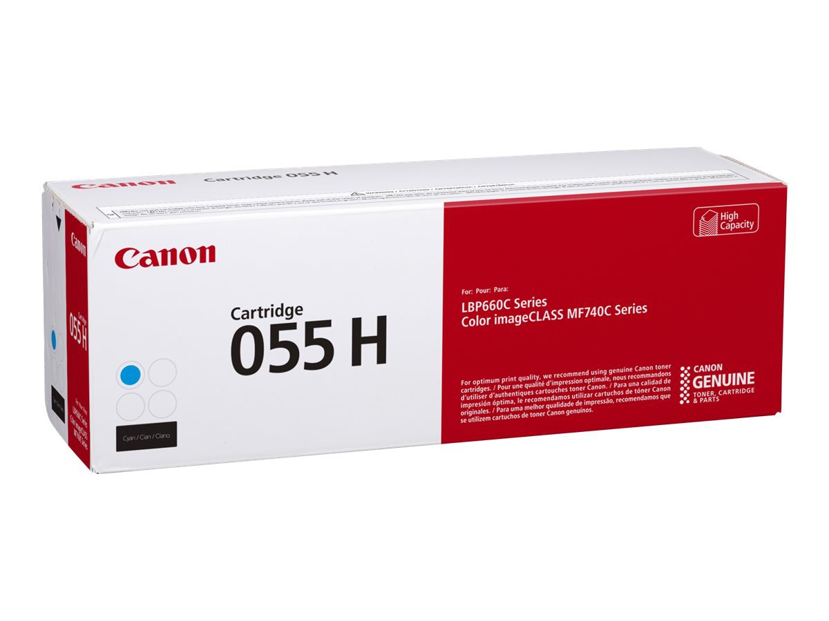 Canon 055 H - High Capacity - cyan - original - toner cartridge