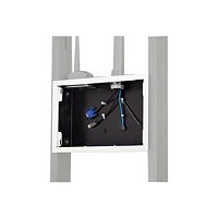 Chief Proximity In-Wall Storage Box with Flange - White storage box - for flat panel / AV system - white