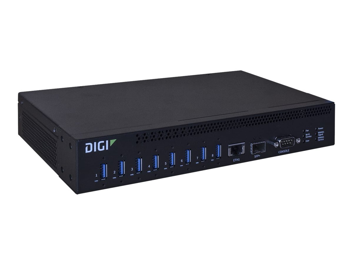 Digi AnywhereUSB 8 Plus - hub - 8 ports - managed