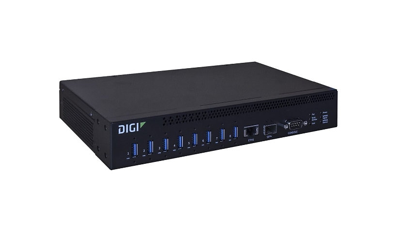 Digi AnywhereUSB 8 Plus - hub - 8 ports - managed