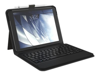 Zagg Messenger Folio Keyboard and Case for iPad Mini - Black