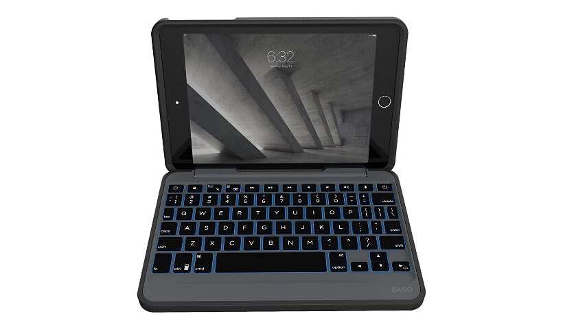 ZAGG Rugged Book - keyboard and folio case - black